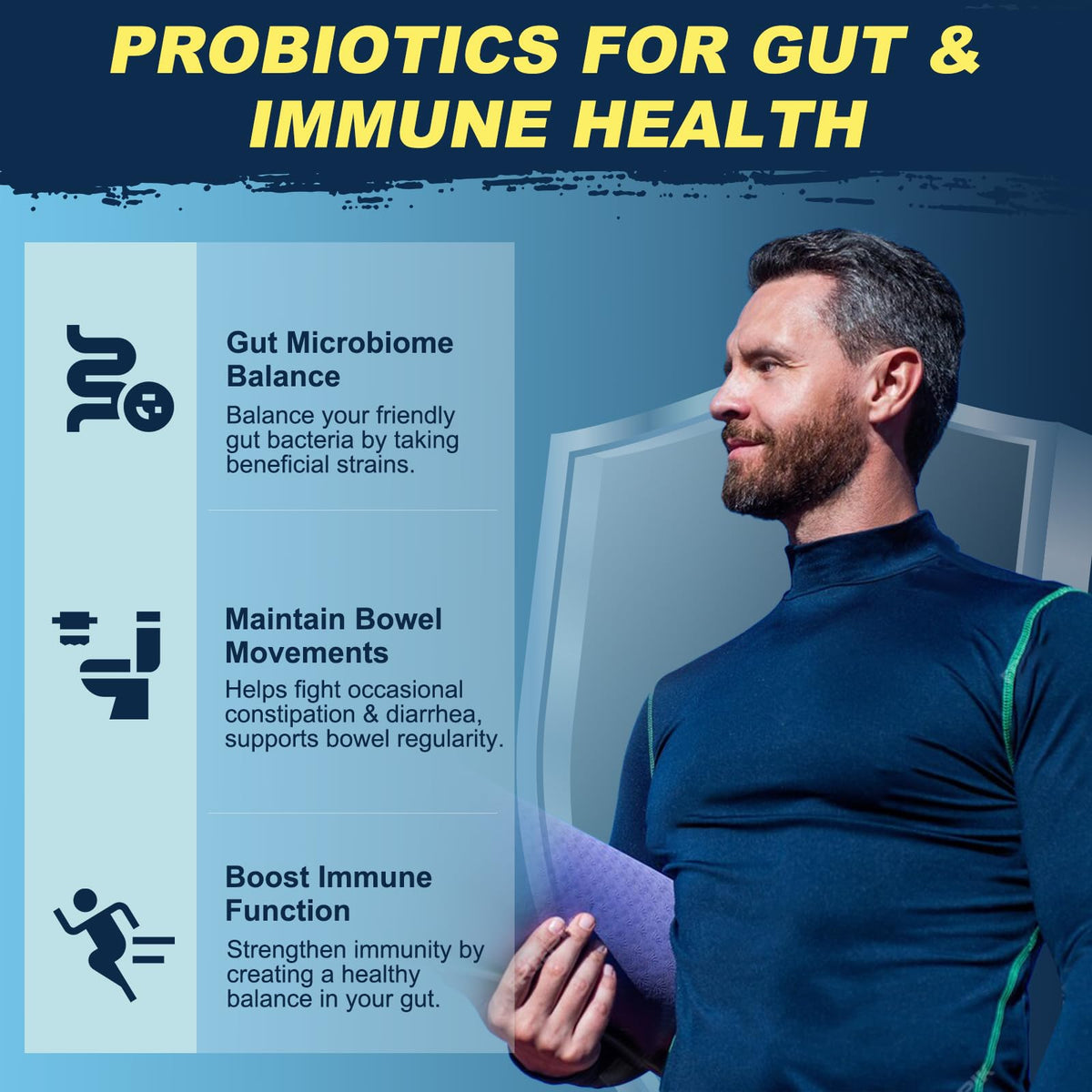 Probiotics for Men Digestive Health, 120 Billion CFUs Mens Probiotic with Digestive Enzymes & Prebiotics & Saw Palmetto & Cranberry for Gut, Prostate & Urinary Tract Health, Shelf Stable, 90 Capsules - PrimeBioHealth - canada supplements