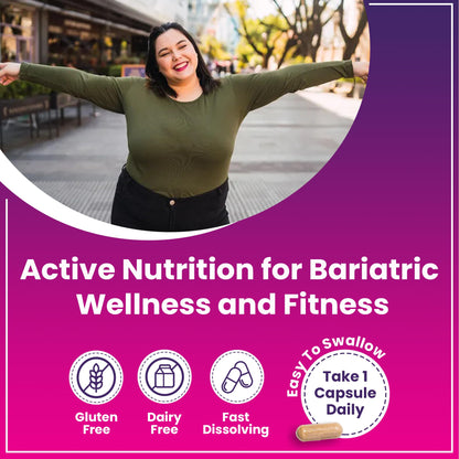 ProCare Health Bariatric Multivitamin 45mg Iron – Once Daily Capsule for Gastric Bypass, Sleeve & Post-Op Support – 90 Easy-to-Swallow Capsules - PrimeBioHealth - canada supplements