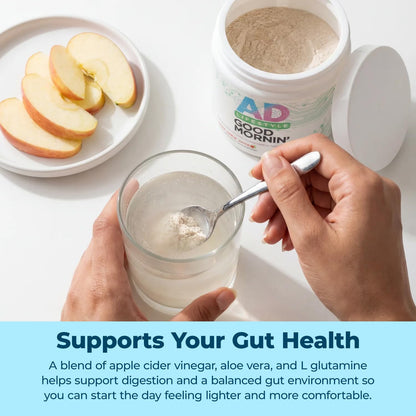 Project AD Life Good Morning Detox and Performance Drink, Naturally Flavored and Formulated with L-GLutamine, Apple Cider Vinegar, and Aloe Vera (24 Servings, Summer Fruits) - PrimeBioHealth - canada supplements