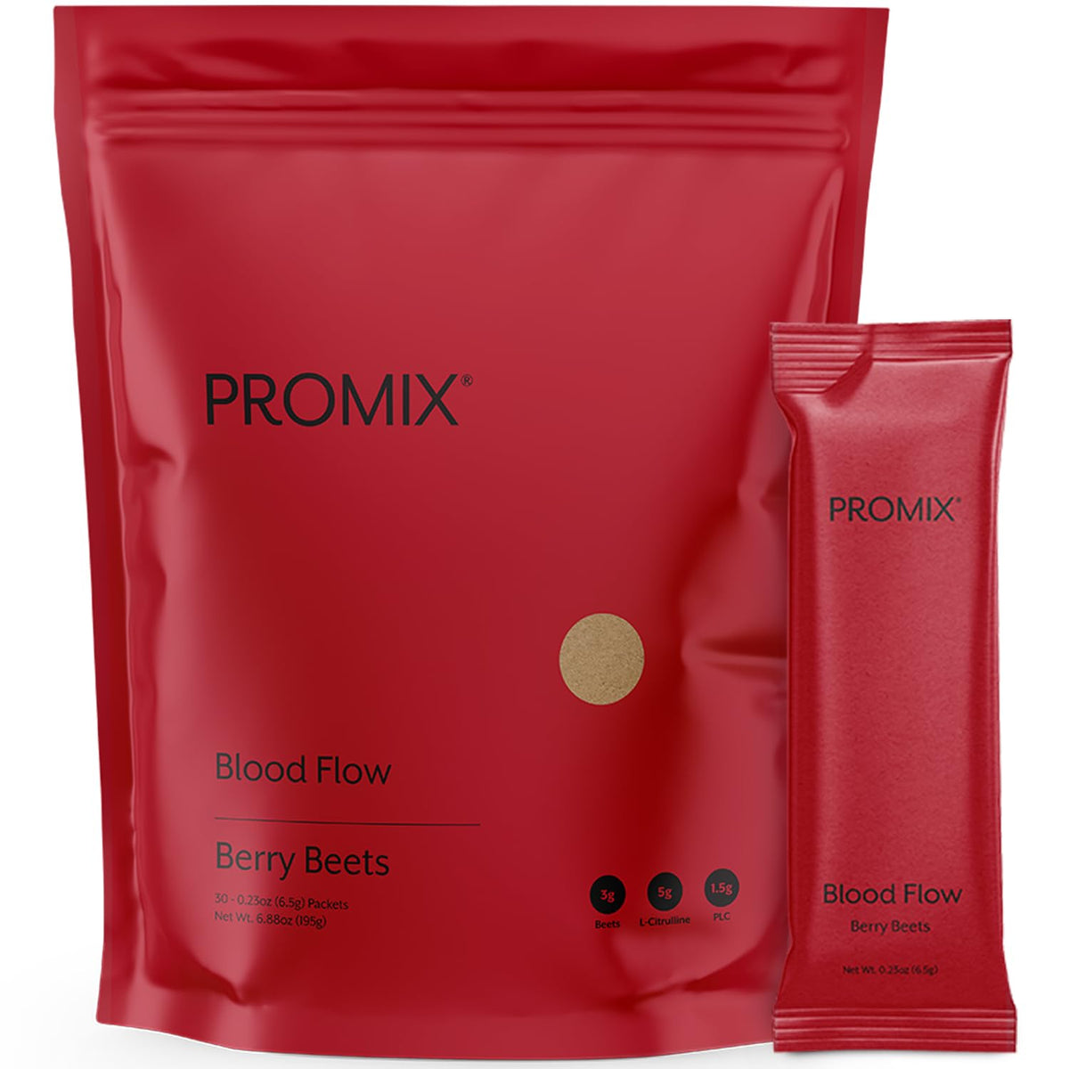 ProMix Nutrition Blood Flow - Nitric Oxide Supplement with Organic US Beet Root Powder - Cold Pressed, Low Temp Dehydration - 30 Servings - PrimeBioHealth - canada supplements
