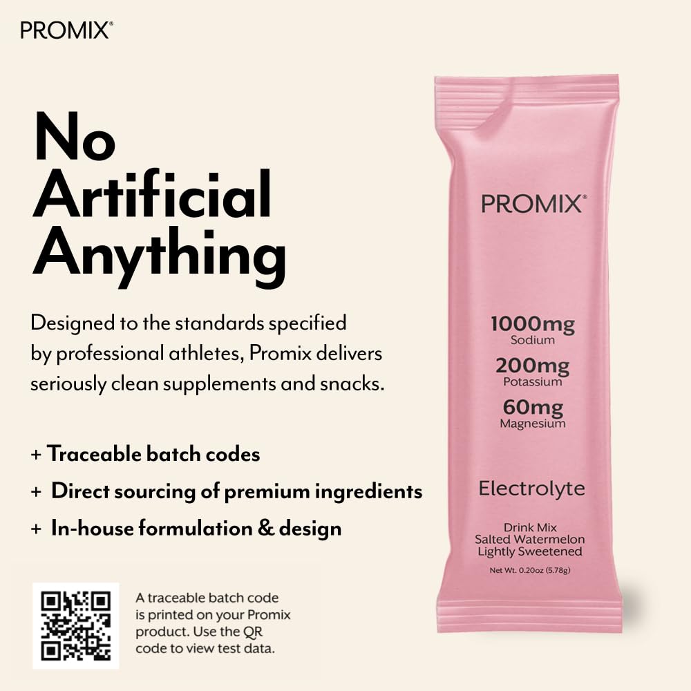 ProMix Nutrition Electrolytes Powder Hydration Packets - Himalayan Pink Salt, Magnesium, Potassium, Vitamin C - Salted Watermelon, - PrimeBioHealth - canada supplements
