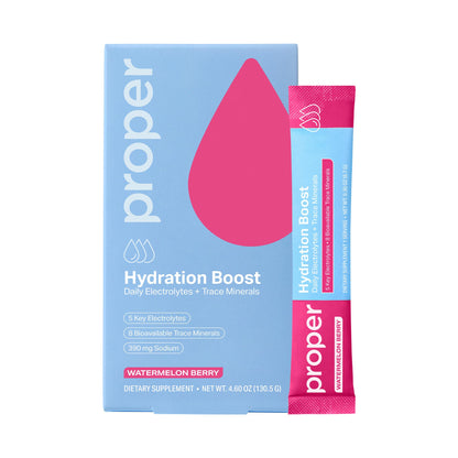 Proper Hydration Sticks – Electrolyte Powder Drink Mix Packets with Trace Minerals for Rapid Hydration – Naturally Flavored – No Artificial Sweeteners - PrimeBioHealth - canada supplements