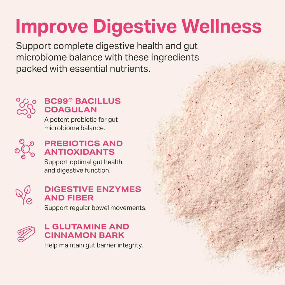 Proper, The Pinks Digestion and Bloat Relief. Drink Mix with Gut Health Probiotics, Prebiotics, Beet Root & Enzymes for Digestive Support. Bloating and Microbiome - PrimeBioHealth - canada supplements