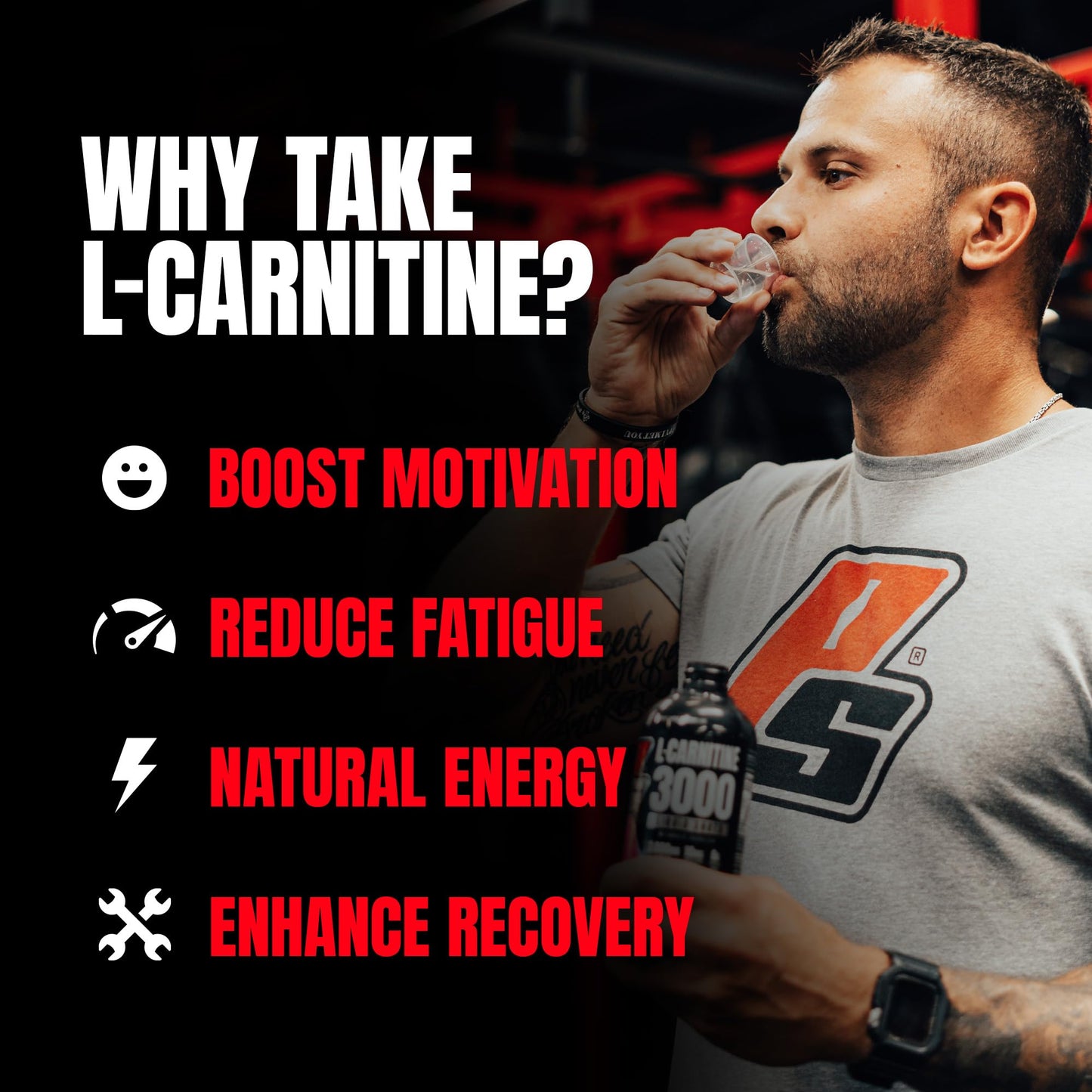 ProSupps L-Carnitine Liquid 3000, Stimulant-Free Liquid Shots for Men & Women - Clean Workout Drink for Energy, Performance & Muscle Recovery - PrimeBioHealth - canada supplements