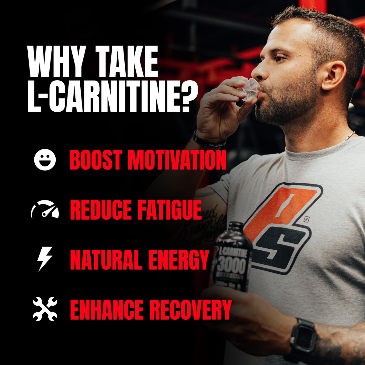 ProSupps L-Carnitine Liquid 3000, Stimulant-Free Liquid Shots for Men & Women - Clean Workout Drink for Energy, Performance & Muscle Recovery - PrimeBioHealth - canada supplements