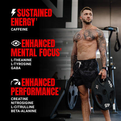 ProSupps Mr. Hyde Signature Pre Workout Powder with Creatine, Beta Alanine & Caffeine - Performance, Energy & Endurance - Clean Fitness & Gym Supplements for Men & Women = - PrimeBioHealth - canada supplements