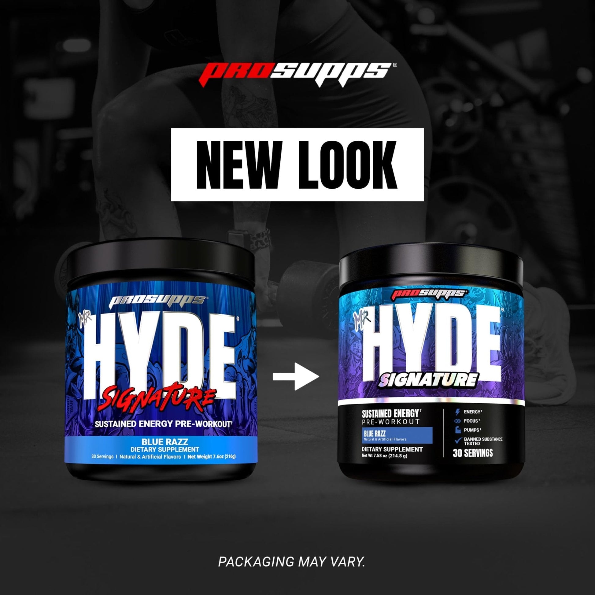 ProSupps Mr. Hyde Signature Pre Workout Powder with Creatine, Beta Alanine & Caffeine - Performance, Energy & Endurance - Clean Fitness & Gym Supplements for Men & Women = - PrimeBioHealth - canada supplements