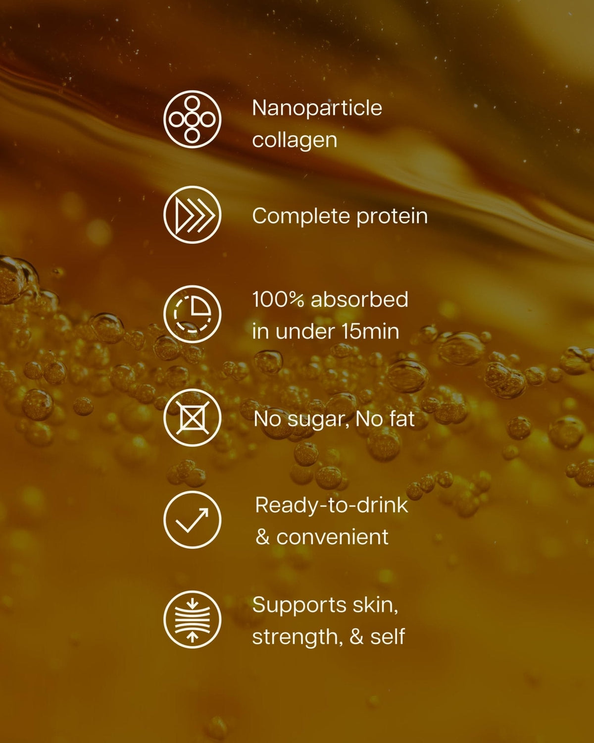 ProT Gold Liquid Collagen Protein Shot, Support for Hair, Nails and Skin, 17g, Nano Hydrolyzed & Grass Fed with Amino Acids, Sugar Free, Gluten Free, - PrimeBioHealth - canada supplements