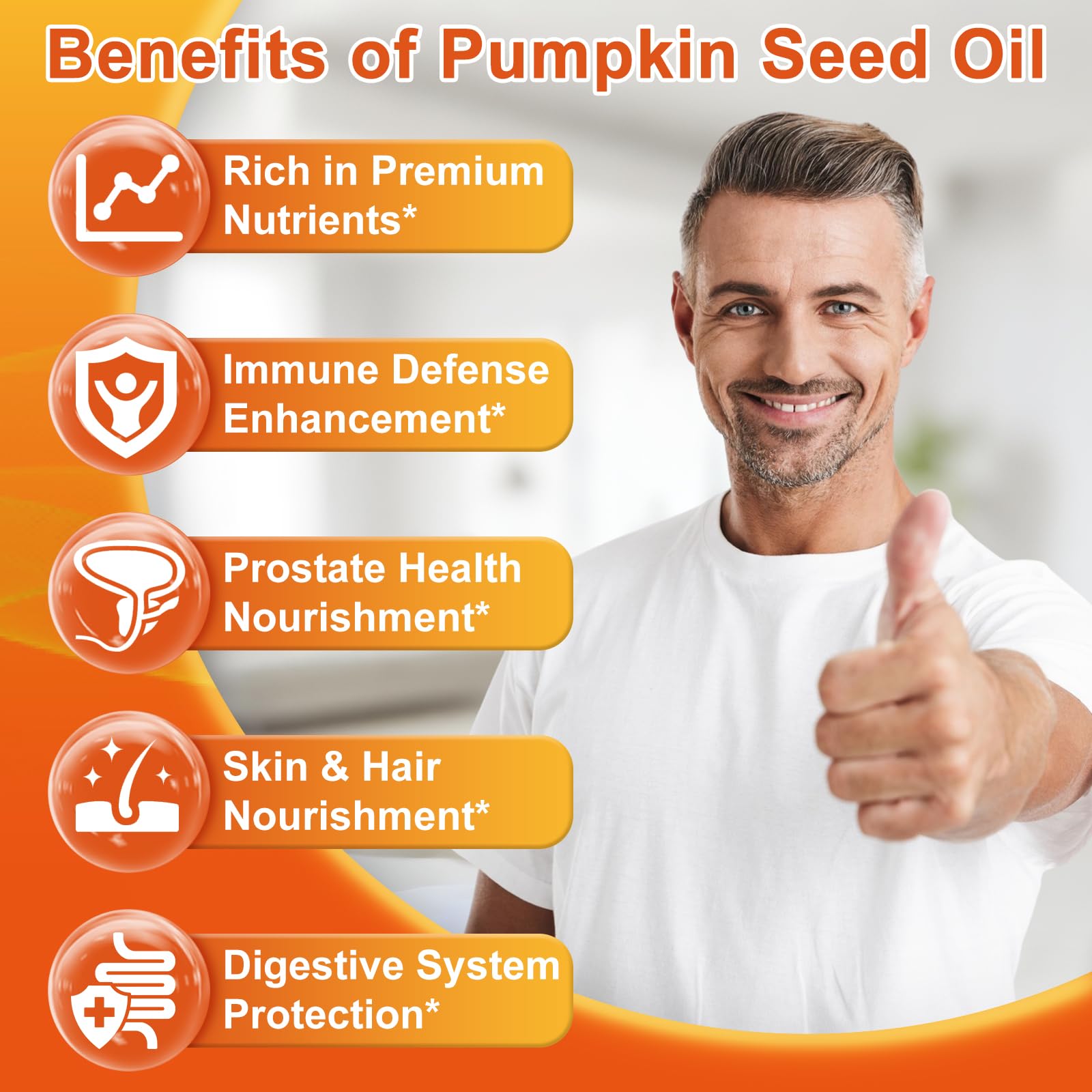 Pumpkin Seed Oil with Saw Palmetto, 3500mg Max Strength per Serving, 150 Softgels, Cold-Pressed with Essential Fatty Acids & Phytosterols, Supports Immune - PrimeBioHealth - canada supplements
