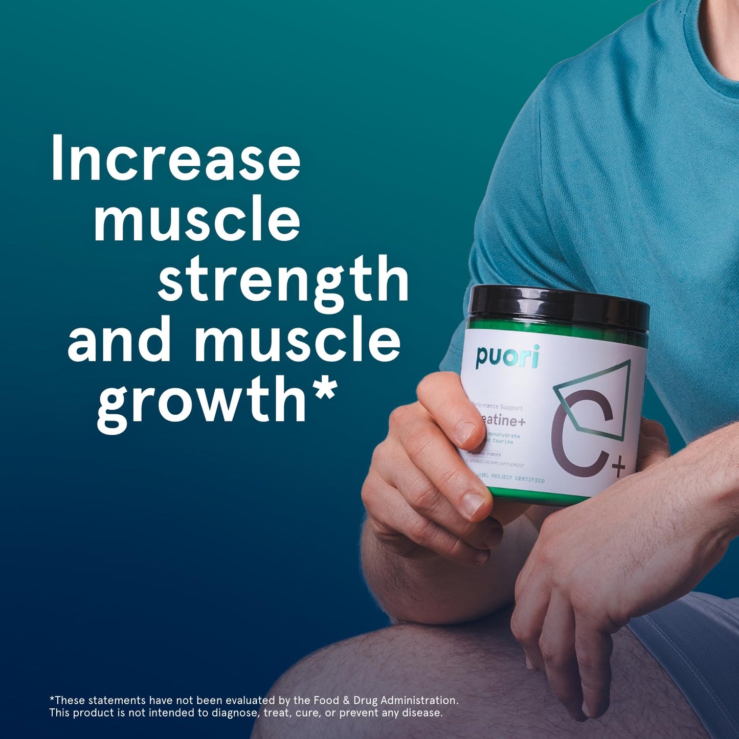 Puori Creatine Monohydrate Powder with Taurine - Unflavored Creatine Powder, Pre-Workout Supplement for Men & Women - Muscle Builder, Enhanced Workout - PrimeBioHealth - canada supplements