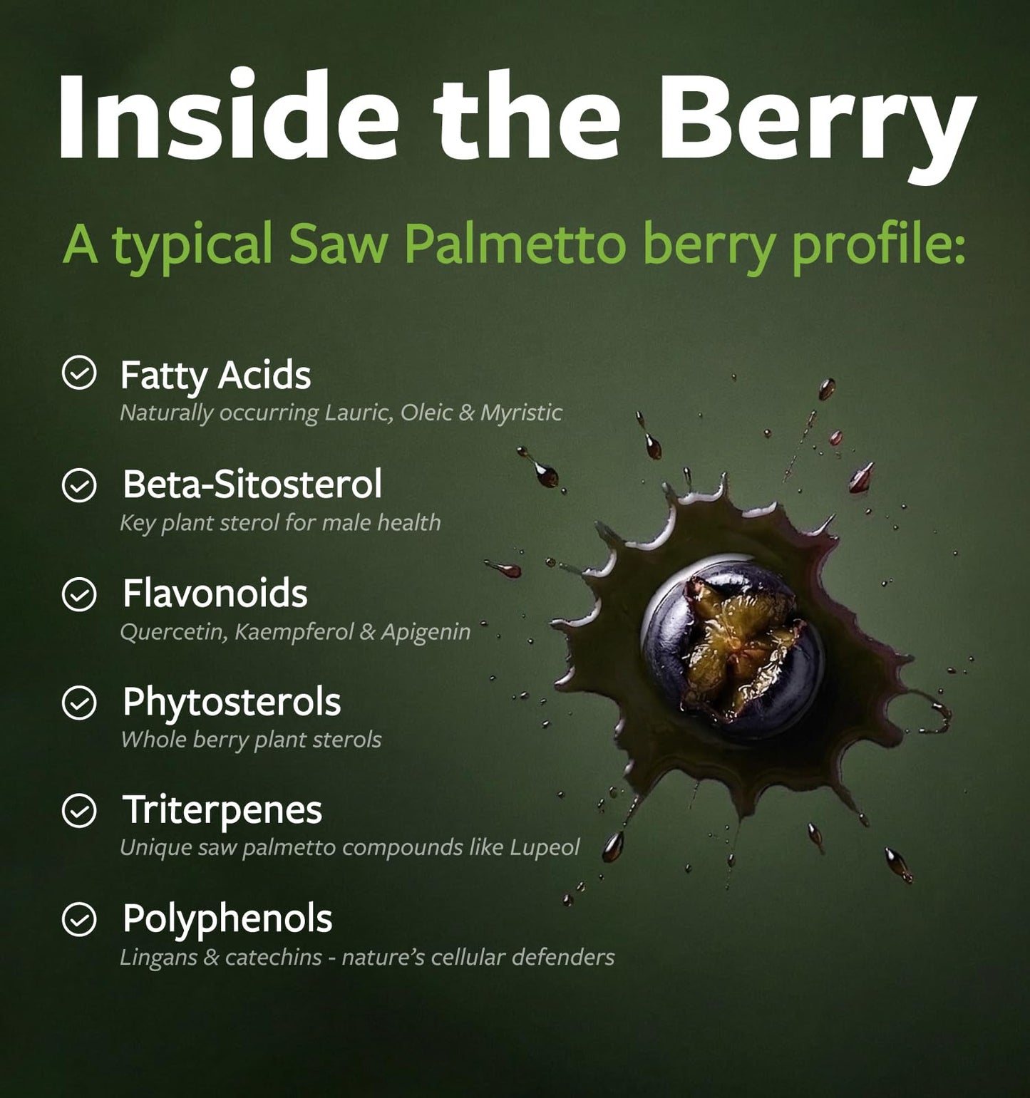 PURE CO USDA Organic Saw Palmetto Supplement - Organic Saw Palmetto for Women & Men's Urinary Tract Prostate & DHT Blocker for Women - Whole Berries - Vegan Non-GMO & Lab Verified (2 Month Supply) - PrimeBioHealth - canada supplements
