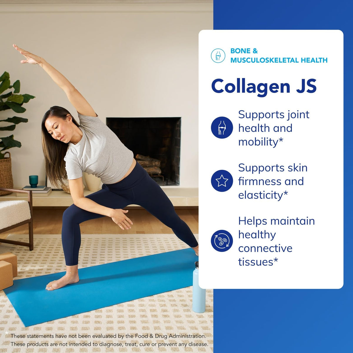Pure Encapsulations Collagen JS - Skin & Joint Health* - 1,000 mg Hydrolyzed Biocell Collagen - Gluten Free & Non-GMO - 120 Capsules - PrimeBioHealth - canada supplements