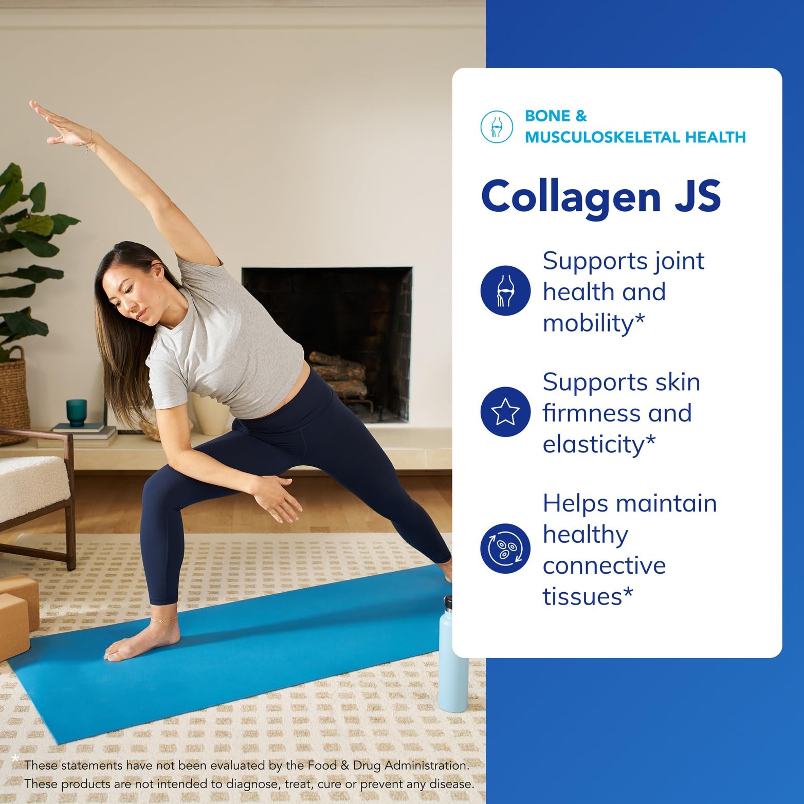 Pure Encapsulations Collagen JS - Skin & Joint Health* - 1,000 mg Hydrolyzed Biocell Collagen - Gluten Free & Non-GMO - 120 Capsules - PrimeBioHealth - canada supplements
