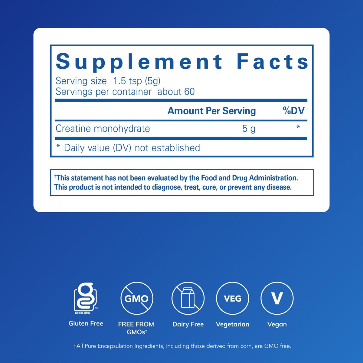Pure Encapsulations Creatine - Creatine Supplement - Muscle Strength, Performance & Recovery - Pre-Workout Recovery Powder - Gluten-Free, Non-GMO - PrimeBioHealth - canada supplements