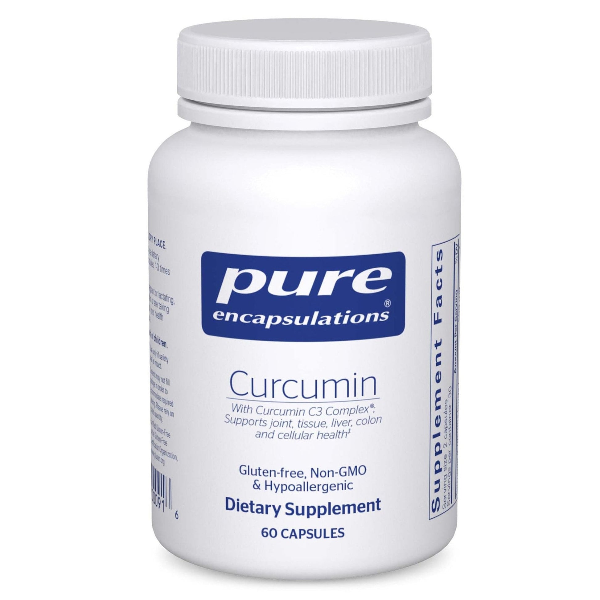 Pure Encapsulations Curcumin - 500 mg - Supports Joint Health & Liver Health - Curcuma Longa Capsule - PrimeBioHealth - canada supplements