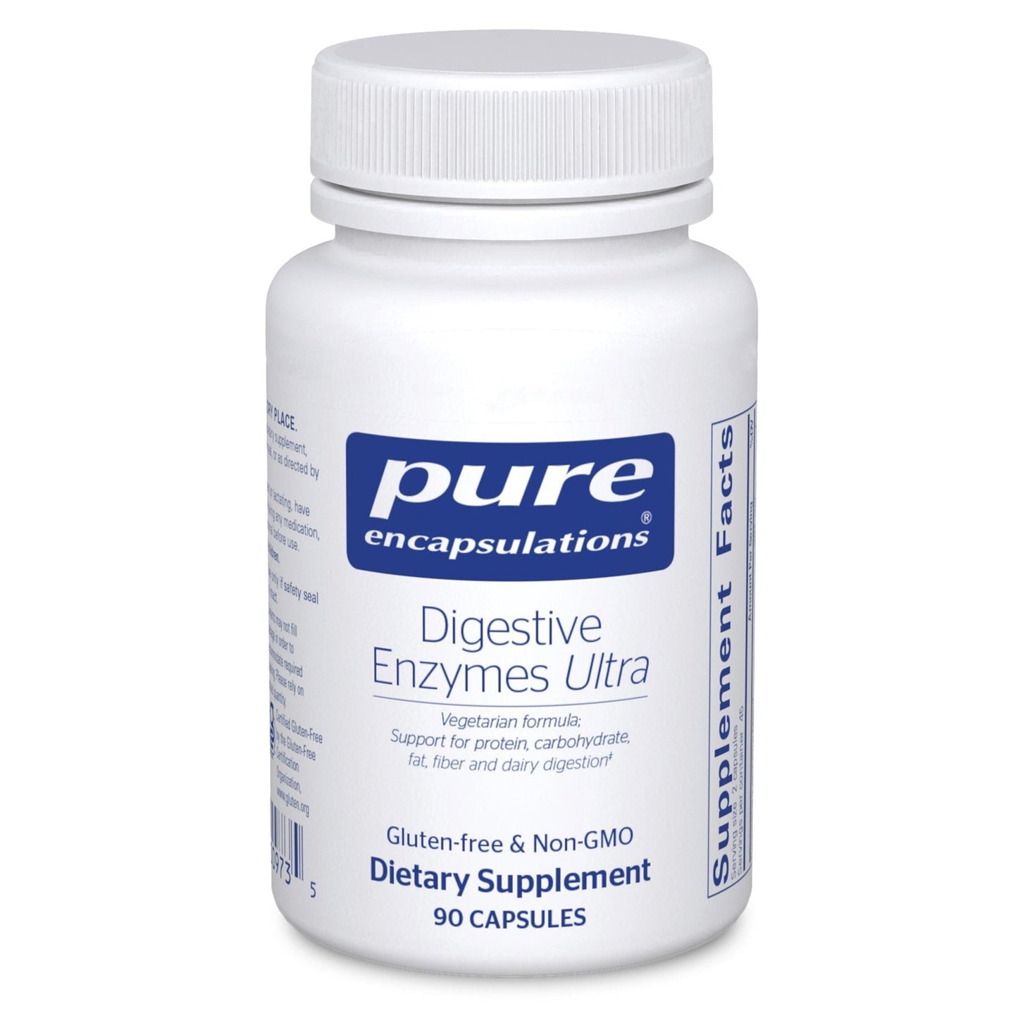 Pure Encapsulations Digestive Enzymes Ultra - Vegetarian Digestive Enzyme Supplement to Support Protein, Carb, Fiber, and Dairy Digestion* - 90 Capsules - PrimeBioHealth - canada supplements