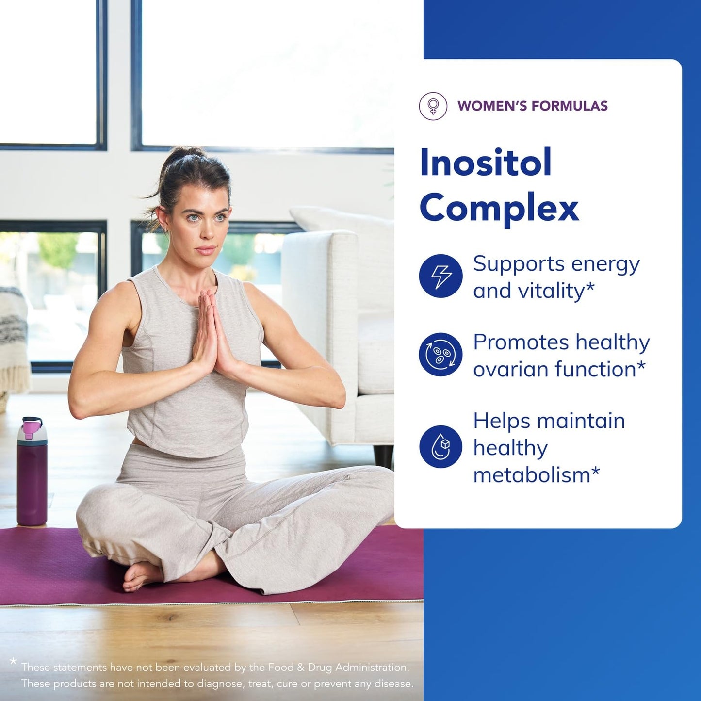 Pure Encapsulations Inositol Complex | Supplement to Support Energy, Healthy Metabolism, and Ovarian Function* | 60 Capsules - PrimeBioHealth - canada supplements
