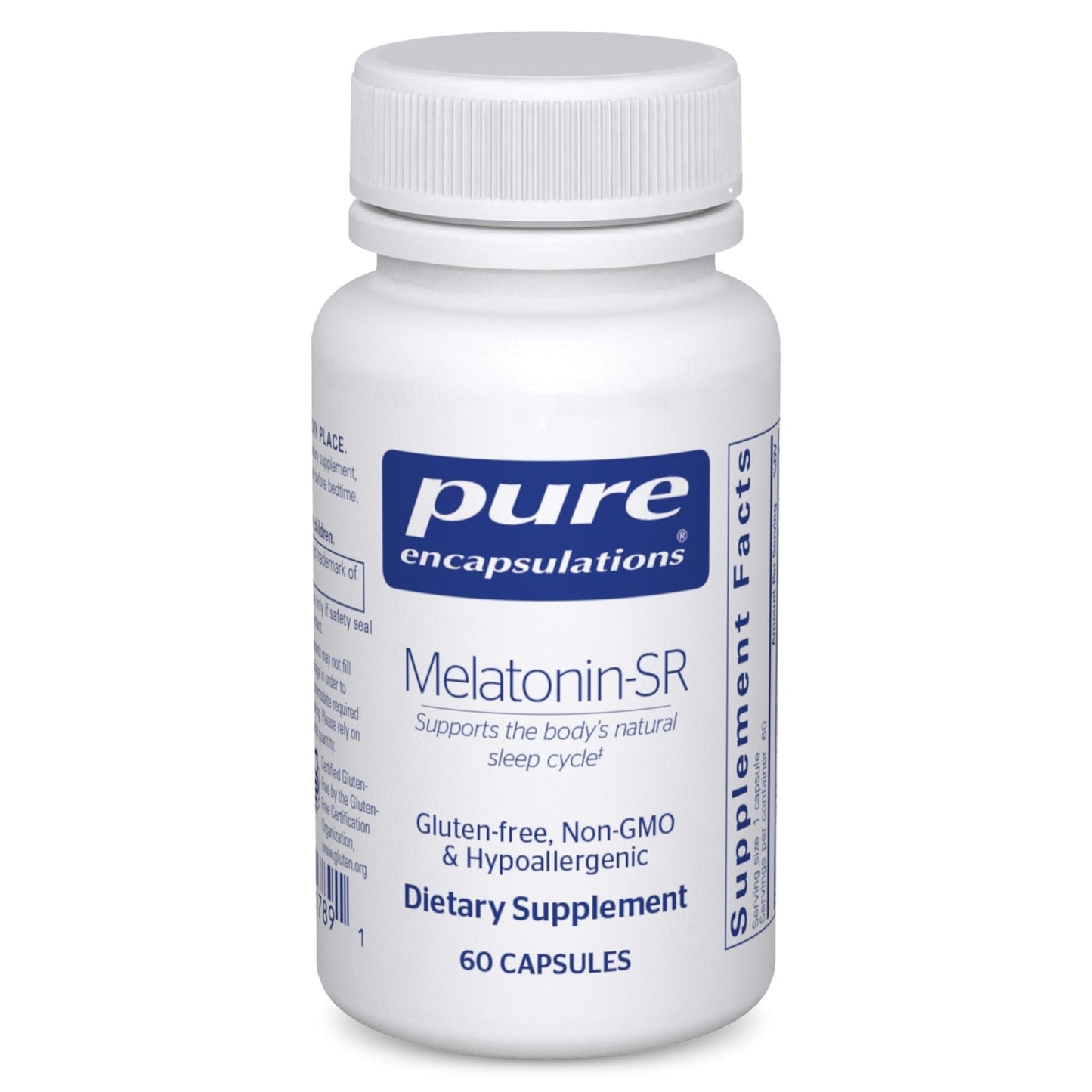 Pure Encapsulations Melatonin-SR - Extended Release Melatonin - Supports Restful Sleep* - Sleep Supplement - Gluten Free & Vegan - 60 Capsules - PrimeBioHealth - canada supplements