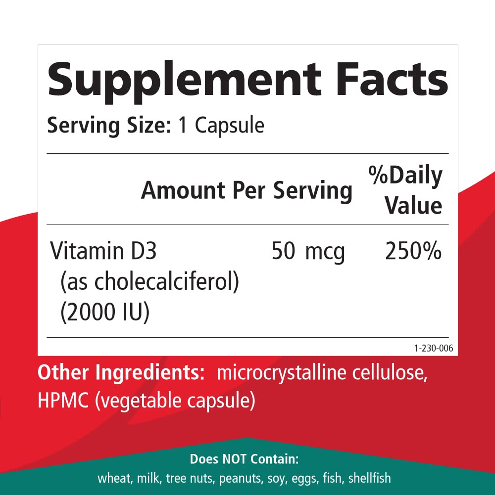 PURE ESSENCE LABS Vitamin D 2000 IU - Best Immune Support for Adults - Organic & Natural Vitamins - Immunity Booster & Dietary Supplements (30 Capsules) - PrimeBioHealth - canada supplements