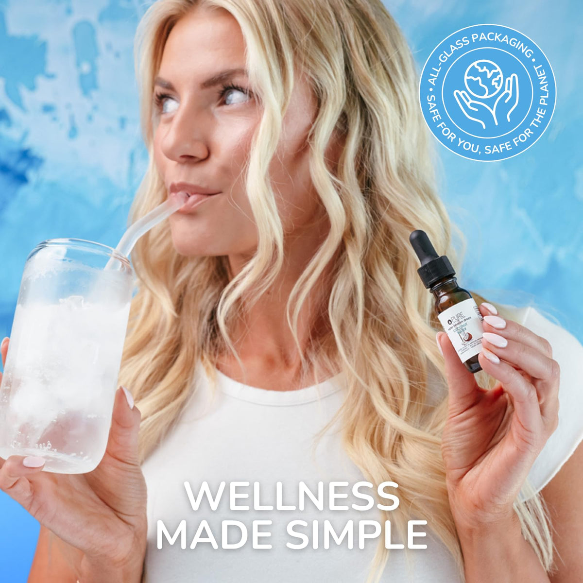 Pure Inventions - Coconut Water Infusion Drops – Electrolytes - Sugar-Free Hydration, Zero Calories, No Artificial Sweeteners, Clean Ingredients, 30 Servings - PrimeBioHealth - canada supplements