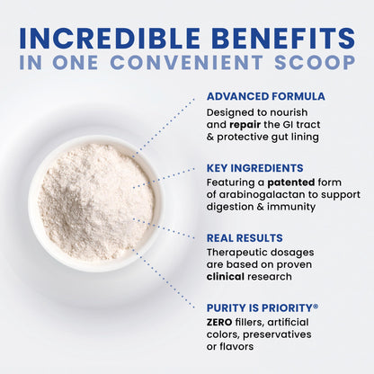 Pure Therapro Rx Leaky Gut Defense - Gut Health Supplement with L-Glutamine, Licorice Root Extract, Marshmallow Root, Aloe Leaf, Larch Arabinogalactan - Made in USA - 30 Servings Powder - PrimeBioHealth - canada supplements