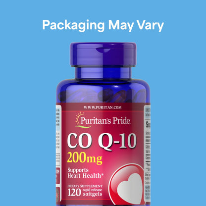 Puritan's Pride Coenzyme CoQ10 200mg, Dietary Supplement for Heart Health, Blood Pressure, Oral Gum Health, and Healthy Aging Support - PrimeBioHealth - canada supplements