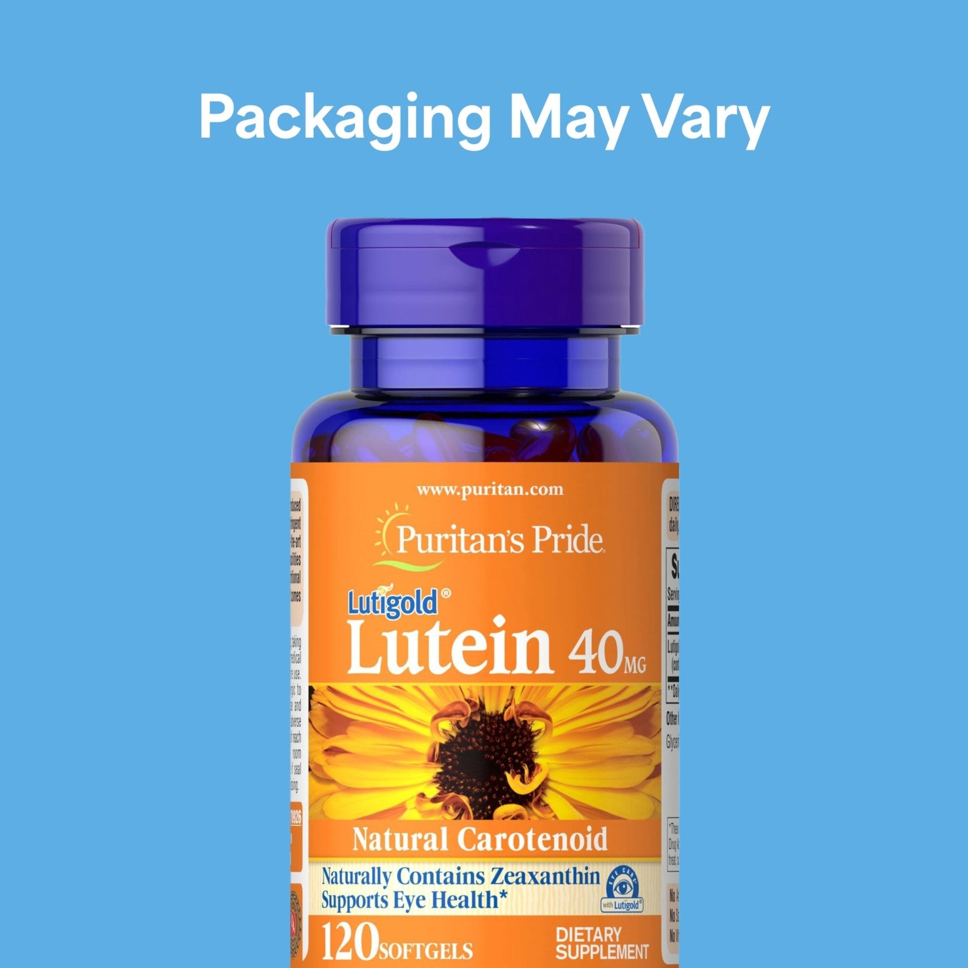 Puritan's Pride Premium Lutigold™ Lutein Carotenoid 40mg with Zeaxanthin for Men and Women, Dietary Supplement for Eye Health Support - PrimeBioHealth - canada supplements