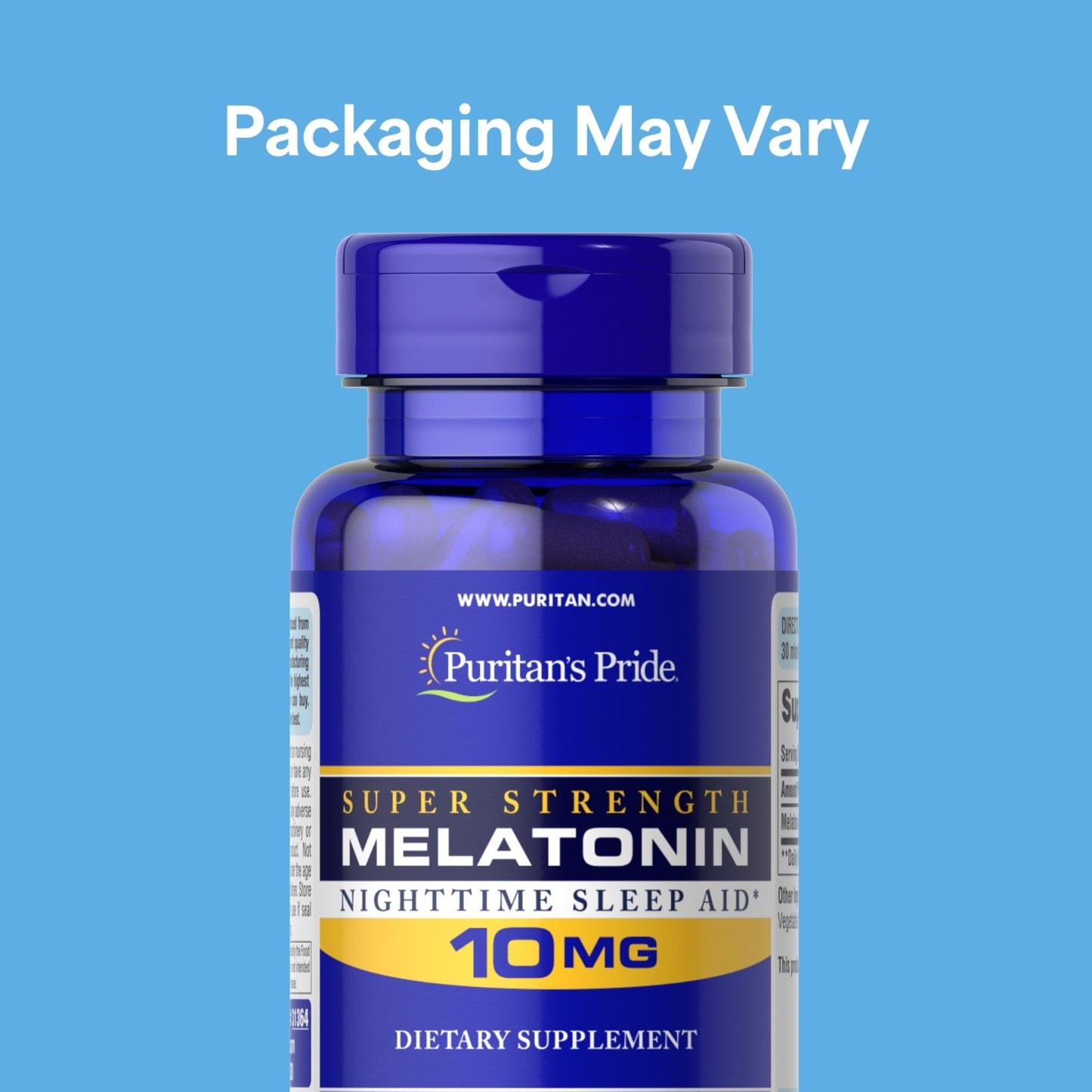 Puritan's Pride Premium Super Strength Melatonin 10mg Sleep Aid, Dietary Supplement for Sound, Restful, & Longer Sleep Support, 4 Month Supply, - PrimeBioHealth - canada supplements