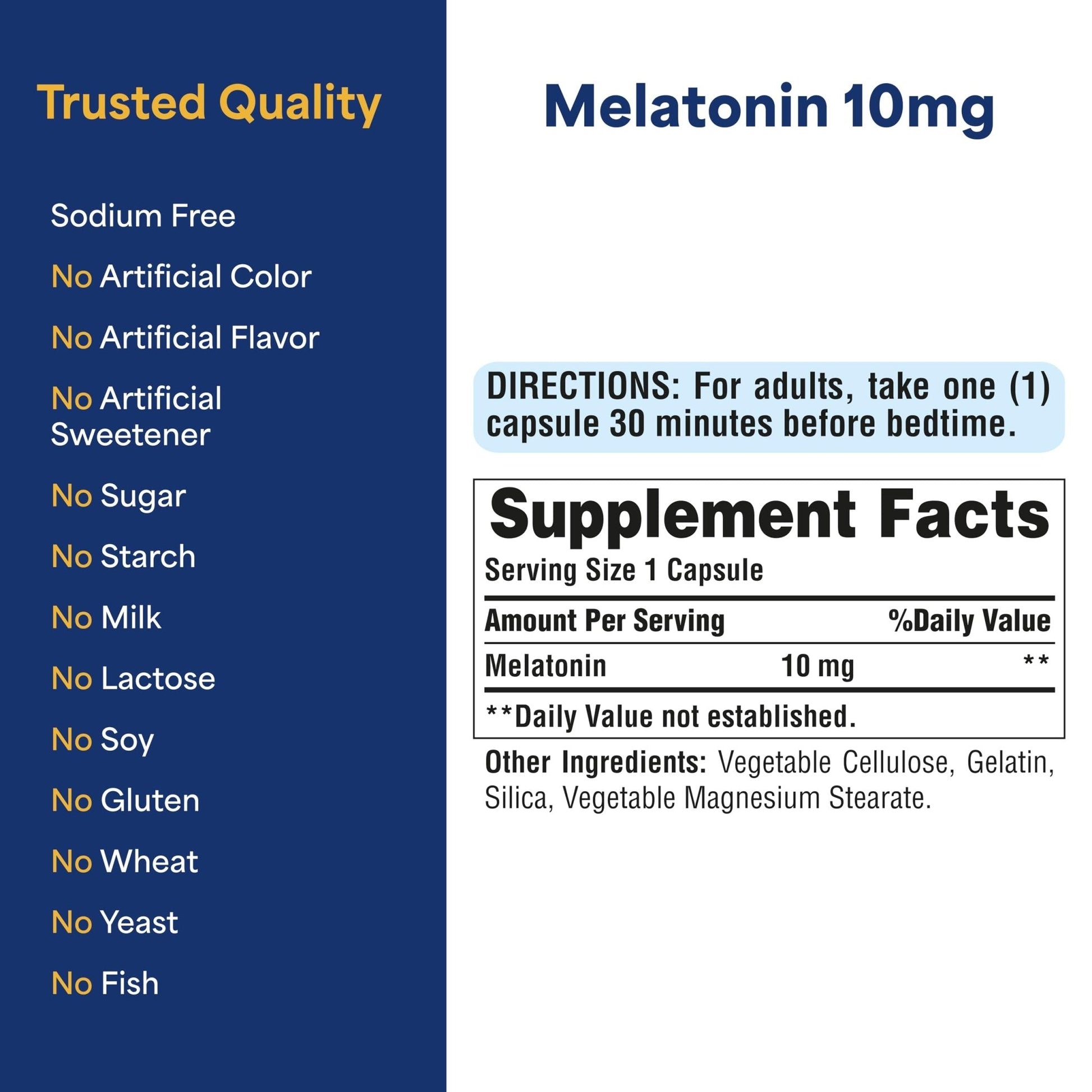 Puritan's Pride Premium Super Strength Melatonin 10mg Sleep Aid, Dietary Supplement for Sound, Restful, & Longer Sleep Support, 4 Month Supply, - PrimeBioHealth - canada supplements