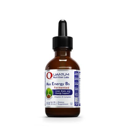 Quantum Nutrition Labs Max Energy B - Vitamin B Complex Liquid Drops, Organic Supplement for Women and Men - PrimeBioHealth - canada supplements