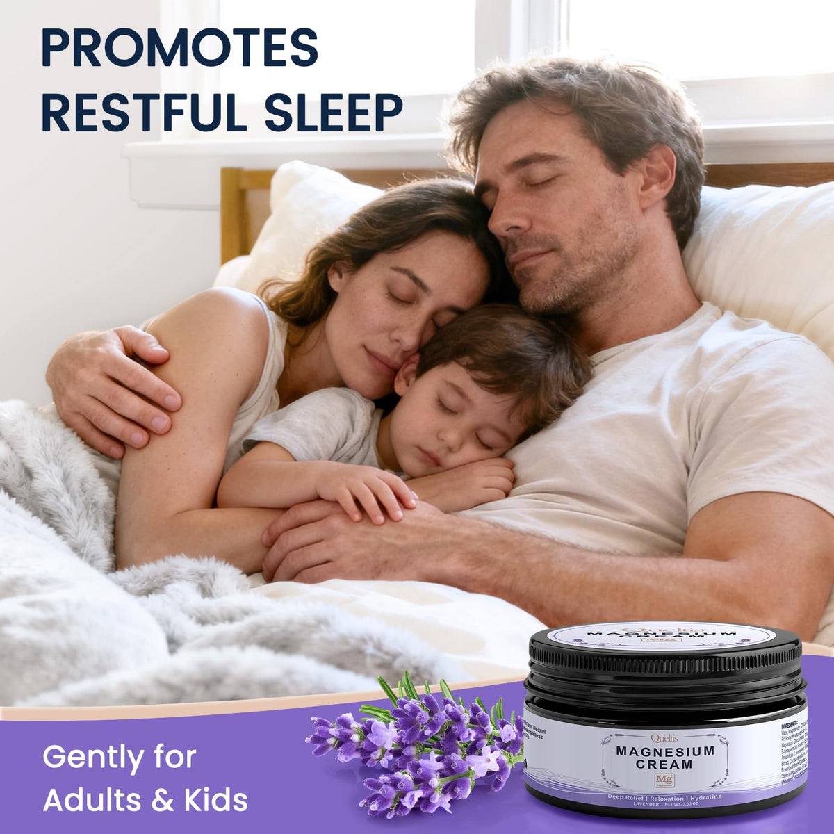 QUELTIS Magnesium Cream, Magnesium Lotion for Sleep, Pain & Leg Cramps, Topical Magnesium Chloride Cream for Muscle Relaxation, Calm, Moisturizing - PrimeBioHealth - canada supplements