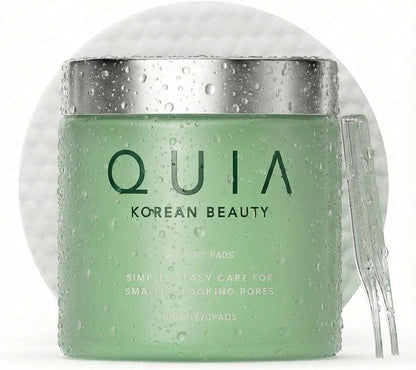 QUIA Toner Pads – AHA/BHA Dual-Action Exfoliate and Hydrate All in One – Soothing Formula for Sensitive Skin – Reduces Blackheads and Blemishes - PrimeBioHealth - canada supplements