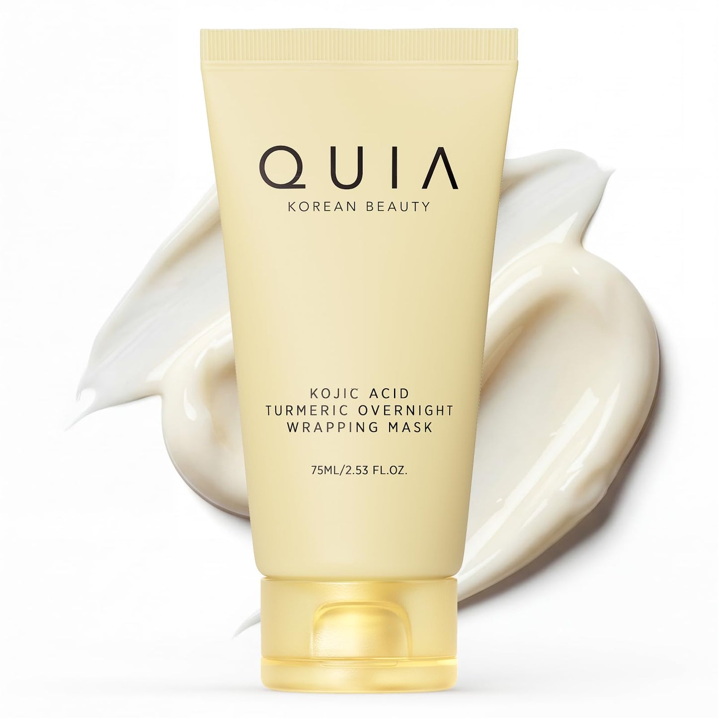 QUIA Turmeric + Kojic Acid Overnight Wrapping Mask – Hydration Mask for Glowing Skin - PrimeBioHealth - canada supplements