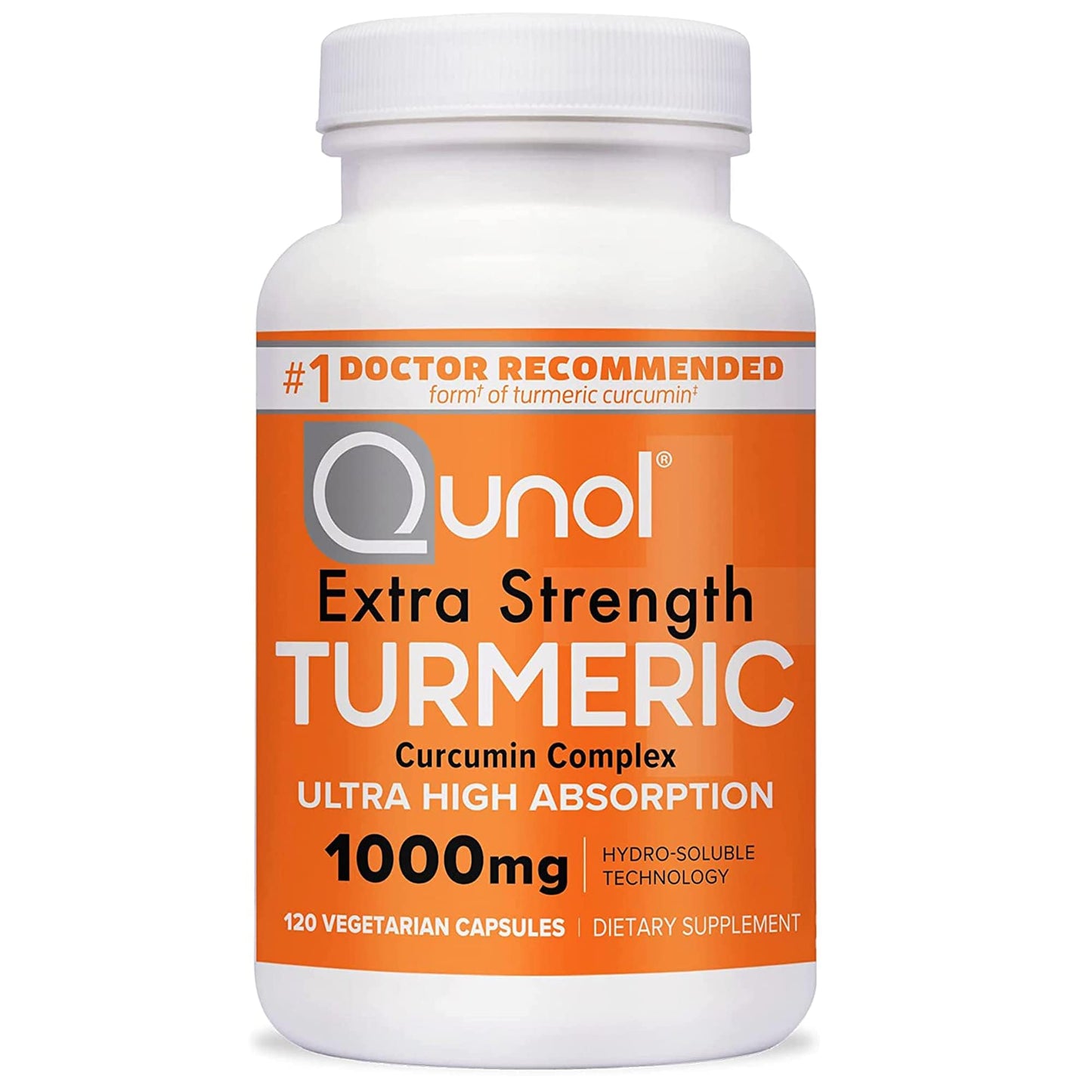 Qunol Turmeric Curcumin Supplement, Turmeric 1000mg With Ultra High Absorption, Joint Support Supplement, Extra Strength Turmeric Capsules, 2 Month Supply, 120 Count (Pack of 1) - PrimeBioHealth - canada supplements