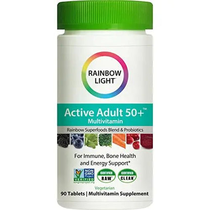 Rainbow Light Adult Multivitamin, Vitamins C & Zinc, B Complex & Choline, Calcium & Vitamin D Supports Bone Health - PrimeBioHealth - canada supplements