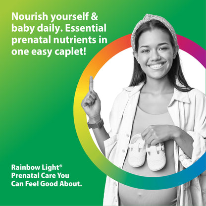 Rainbow Light Prenatal One Multivitamin Support from Conception to Postnatal, High Potency, Clinically Proven Absorption of Vitamin D, B2, Folate, Calcium - PrimeBioHealth - canada supplements