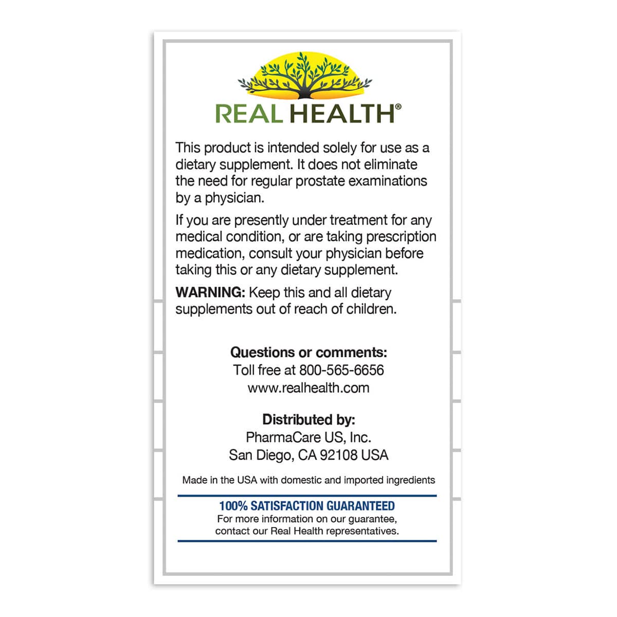 Real Health The Prostate Formula - Prostate Health Supplements for Men, Saw Palmetto Formula for Healthy Bladder and Urinary Support, - PrimeBioHealth - canada supplements