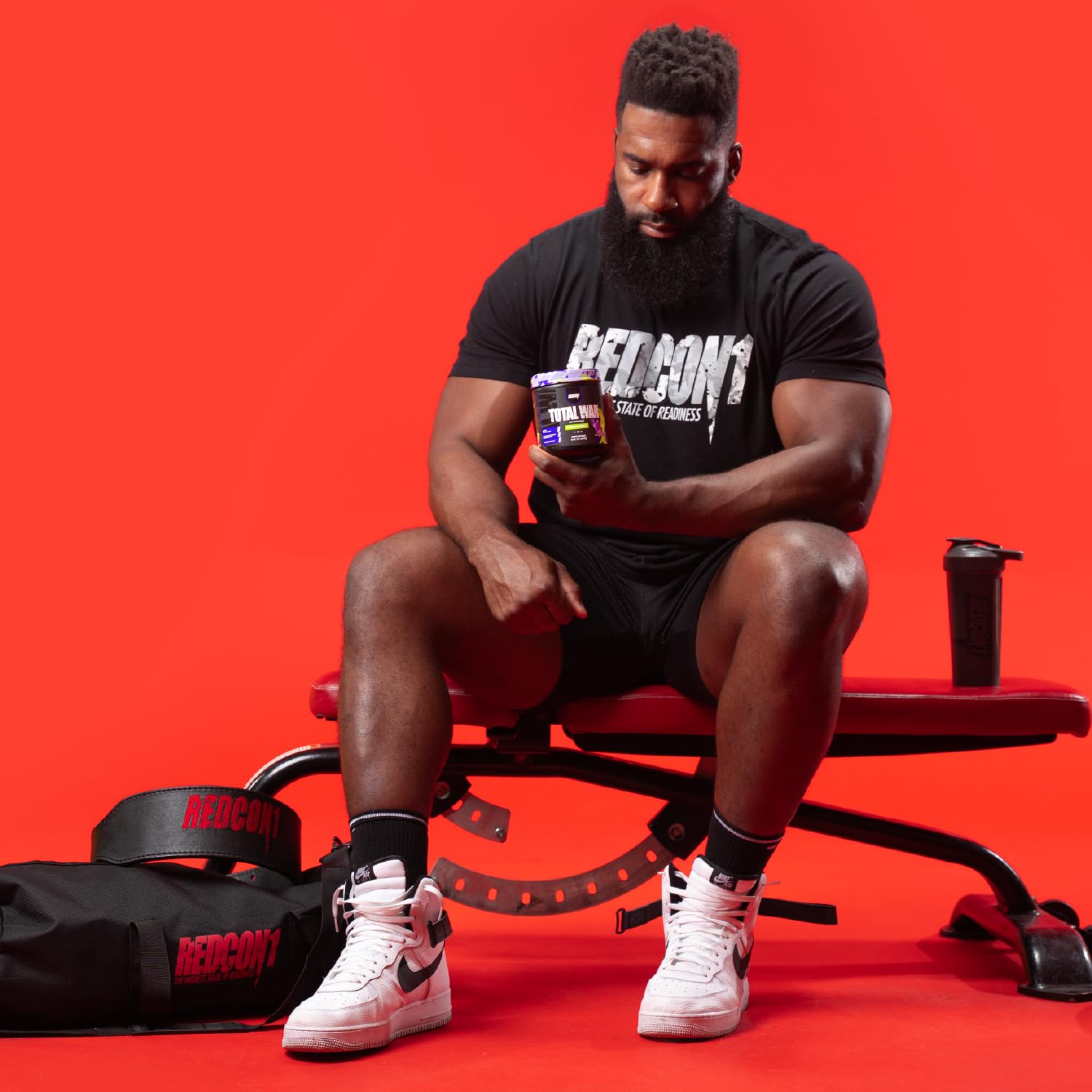 REDCON1 Total War Pre Workout - Beta Alanine + Citrulline Malate Keto Friendly Preworkout for Men & Women with 320mg of Caffeine - Fast Acting -Blue Lemonade (30 Servings) - PrimeBioHealth - canada supplements