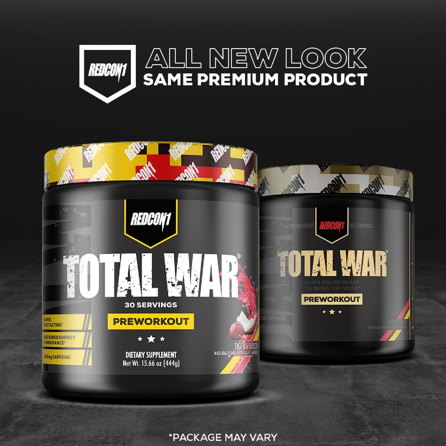 REDCON1 Total War Pre Workout, Watermelon - L Citrulline, Malic Acid, Green Tea Leaf Extract for Pump Boosting Pre Workout for Women & Men - 3.2g Beta Alanine - PrimeBioHealth - canada supplements