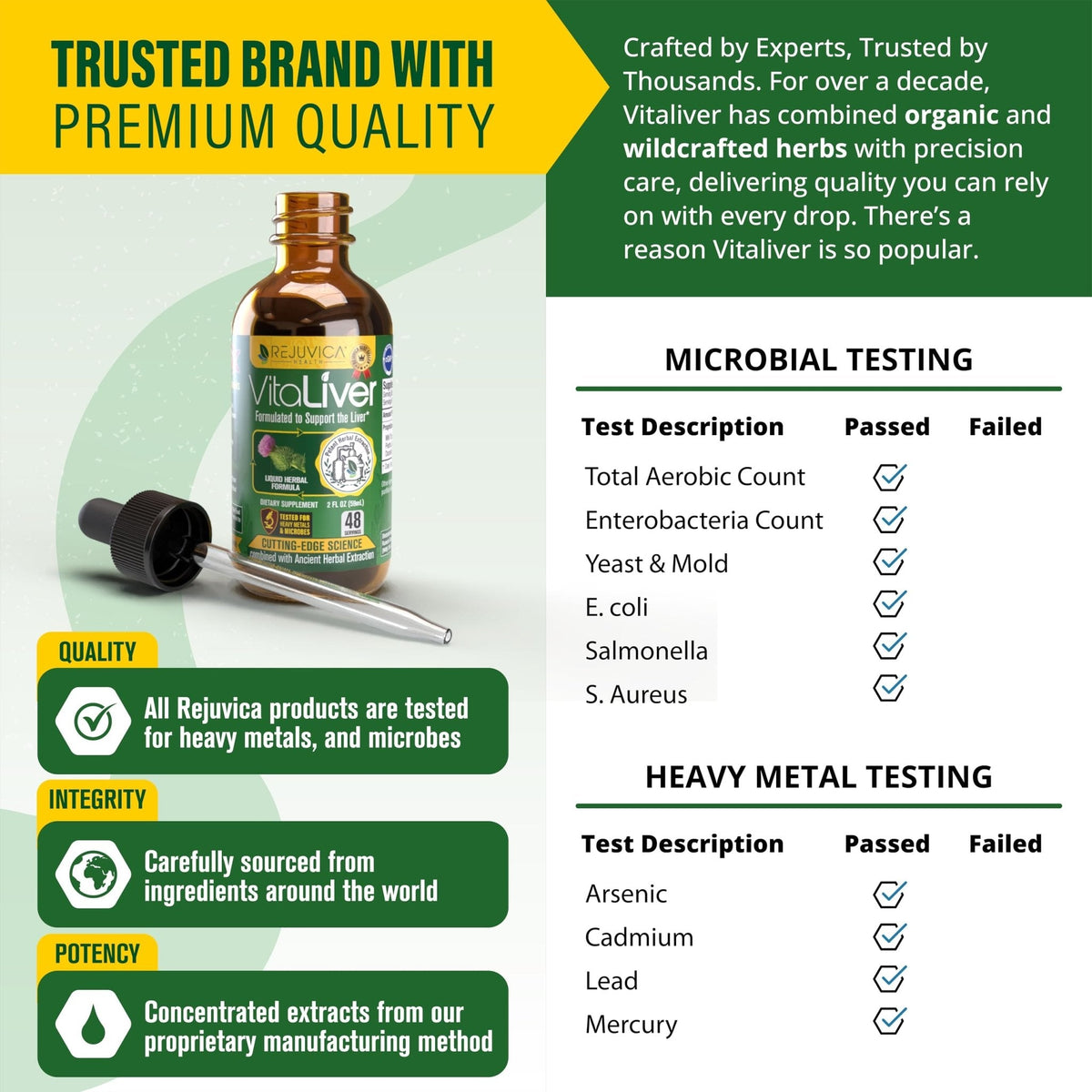 Rejuvica Health VitaLiver | Liver Cleanse & Detox Drops | Milk Thistle, Artichoke, Chanca Piedra & Dandelion Extract | Fatty Liver Support Repair - PrimeBioHealth - canada supplements