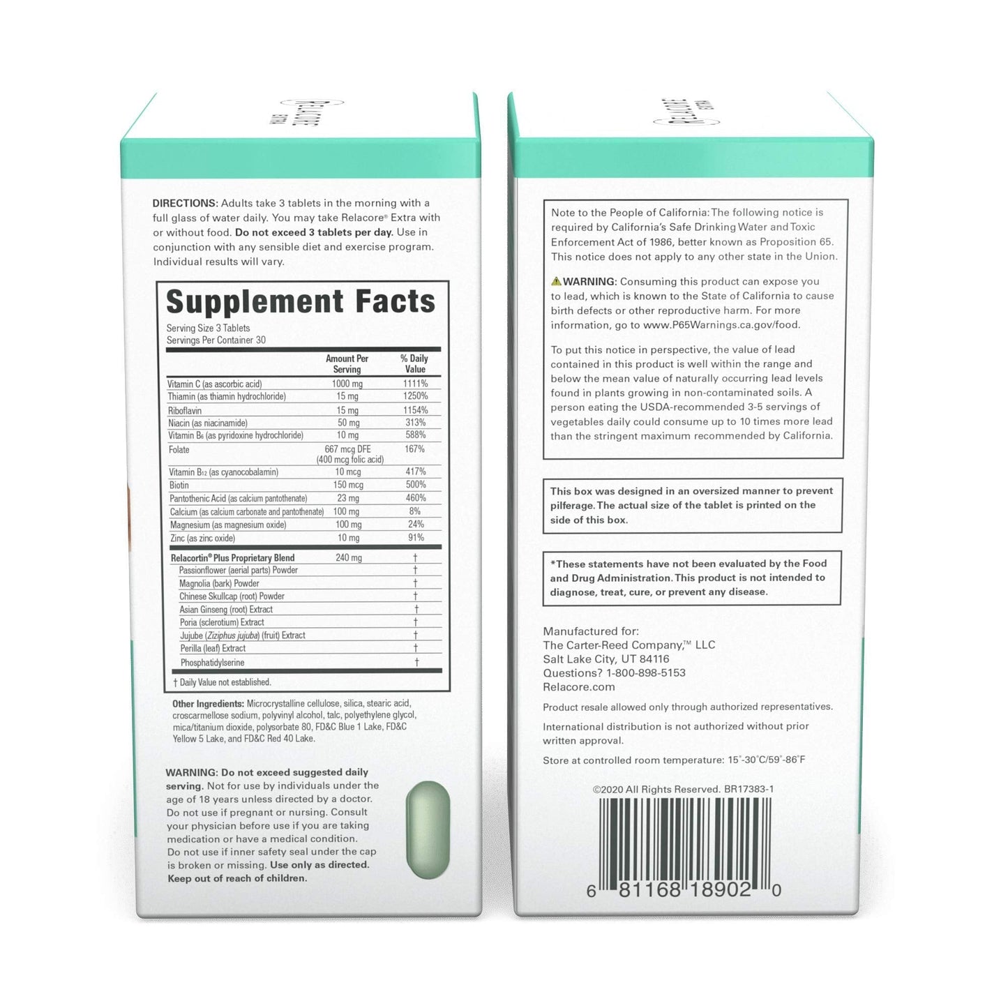 Relacore Extra Maximum Strength - Cortisol Supplements for Women - Reduce Cortisol Related Belly Fat - Stress Relief Supplement - Calm Mind - PrimeBioHealth - canada supplements
