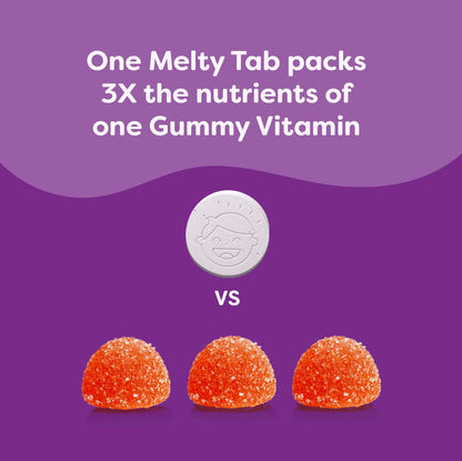 Renzo's Picky Eater Kids Multivitamin with Iron - Dissolvable Kids Vitamins with Iron, Zinc, Vitamin C, Vitamin D, E & K, Sugar-Free Melty Tabs, Orange Flavor - PrimeBioHealth - canada supplements