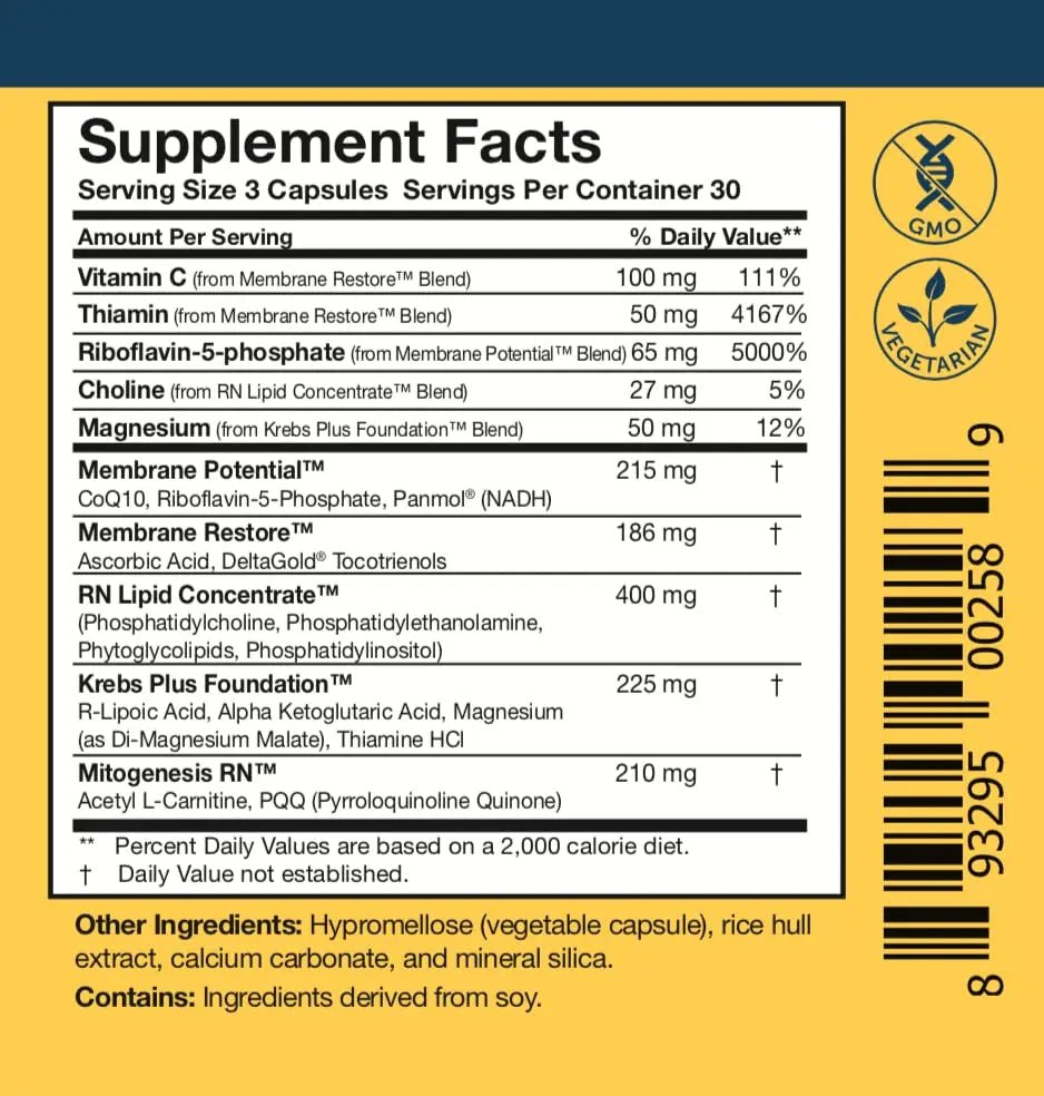 Researched Nutritionals Mens & Womens Vitamins - Optimized Energy Duo - Adrenal Support & Mitochondrial Supplements - PrimeBioHealth - canada supplements