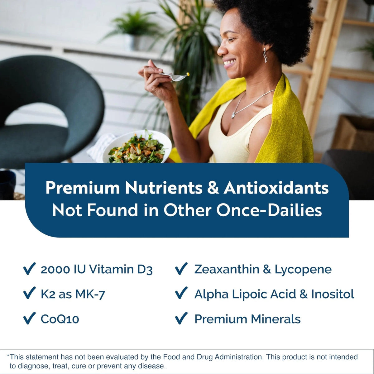 Researched Nutritionals Physician's Daily + D3 Supplement - Daily Multivitamin for Men and Women with Vitamin D3 2000iu - PrimeBioHealth - canada supplements