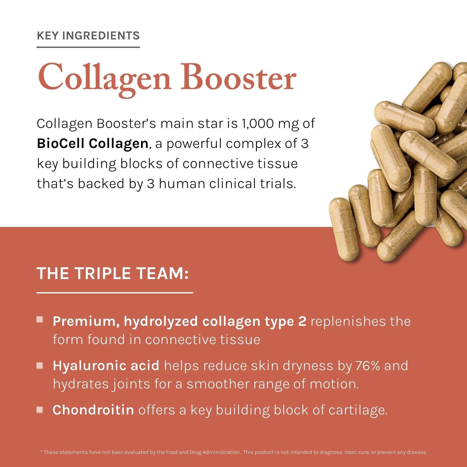 Reserveage Beauty Collagen Booster - Supplement for Skincare & Joint Health - Supports Healthy Collagen Production for Women - 60 Capsules (30 Servings) - PrimeBioHealth - canada supplements