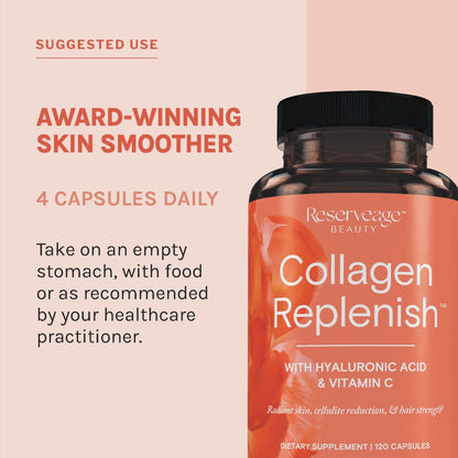 Reserveage Beauty Collagen Replenish - Collagen Booster & Supplement for Healthy Skin Care & Hair Growth - PrimeBioHealth - canada supplements