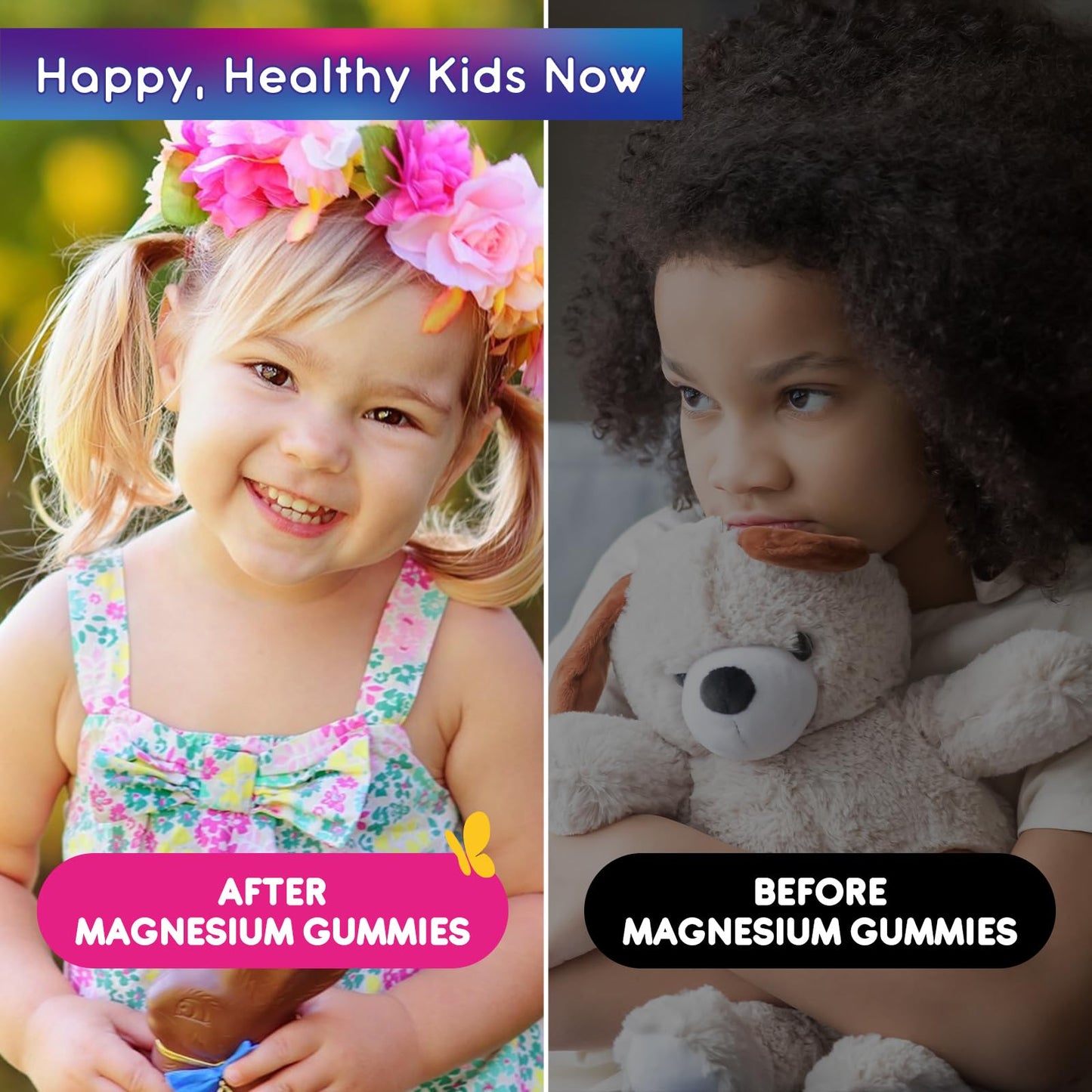 ReviNutra Magnesium Gummies for Kids - Magnesium Glycinate Gummies with L-Theanine, Chamomile, Vitamin B6, D for Kids & Adults Sleep - PrimeBioHealth - canada supplements
