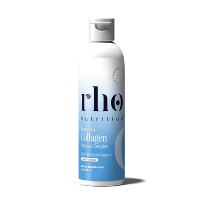 Rho Nutrition Liposomal Collagen Peptides - High-Absorption Liquid Collagen Supplement - Supports Skin Elasticity, Joint Health - PrimeBioHealth - canada supplements