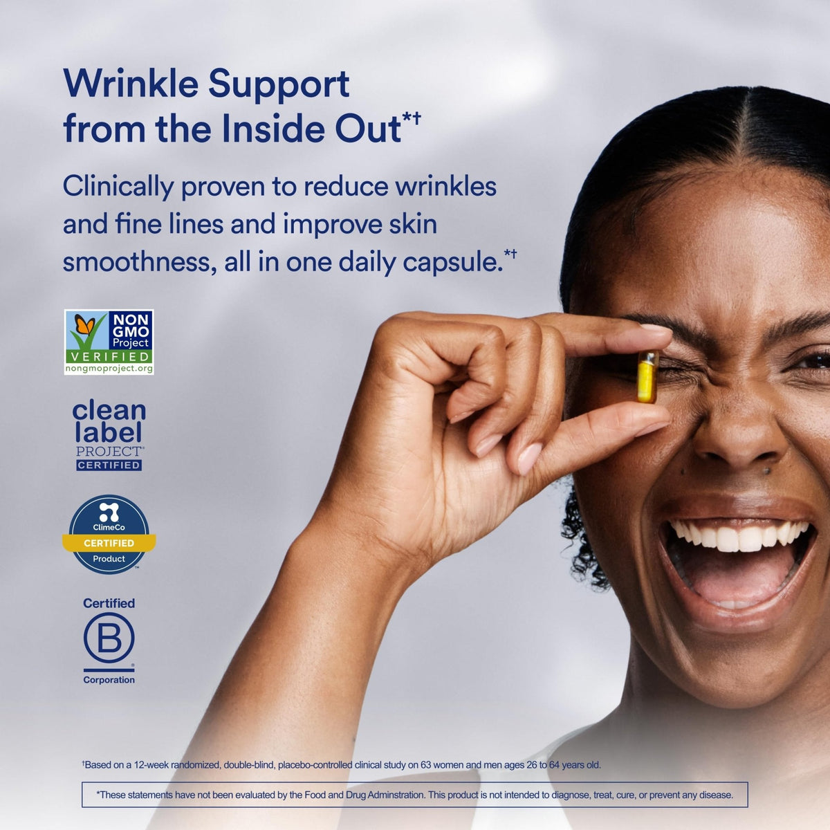 Ritual Hyaluronic Acid Skin Supplement - With Hyabest® and Ceratiq® - HyaCera Clinically Proven to Reduce Wrinkles, Fine Lines & Improve Skin Smoothness - PrimeBioHealth - canada supplements