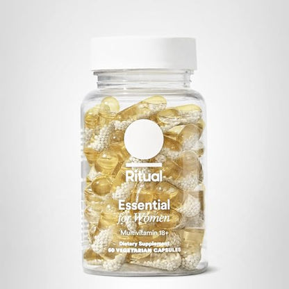 Ritual Women’s 18+ Daily Multivitamin - Key Essential Vitamins and Minerals to Support Energy, Heart, Bone, Brain Health* - Clinical Backed - Vegan - PrimeBioHealth - canada supplements